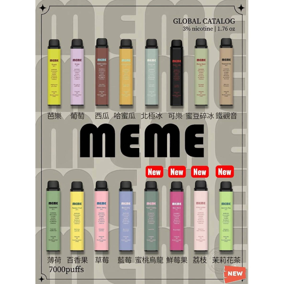 MEME拋棄式｜7000口